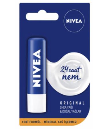 NIVEA Nivea Lip Care Original 24 Hour Moisture