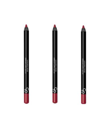 Golden Rose Dream Lips Lipliner Lip Pencil No: 516 3 Pieces