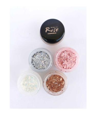 AILY COSMETICS Rose 4 Pieces Glitter Gel & Shiny Glitter Eyeshadow