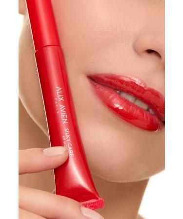 Alix Avien Silky Care Lipgloss 308 - Flame Red - Soft Smooth Appearance - Protective and Moisturizing Effect - Buy Online on GoSupps.com