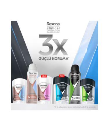 Rexona Clinical Protection Men's Stick Deodorant Clean Scent 3x Strong Protection 45 ml - Buy Online on GoSupps.com