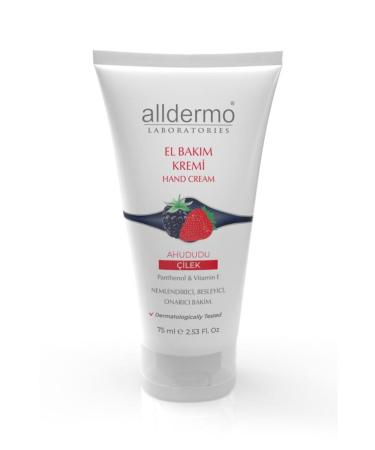Alldermo Hand Care Cream 75 Ml Raspberry - Strawberry
