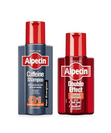 Alpecin Caffeine C1-Anti-hair Loss Shampoo + Doubleeffect Caffeine Anti-hair Loss & Dandruff Shampoo 250ml