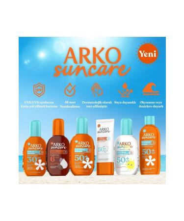 Arko Suncare Very High Protection Spf 50 Protective Spray for Babies and Children 200 ml - Buy Online on GoSupps.com