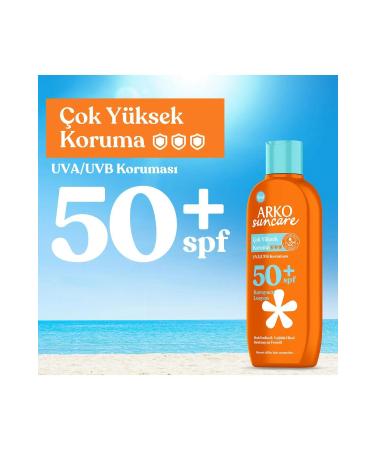 Arko Suncare Very High Protection SPF50+ Protective Lotion 200 ml X 2 PCS - Buy Online on GoSupps.com