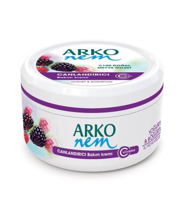 Arko Yogurt and Blackberry Revitalizing Care Moisture Cream 300 ml
