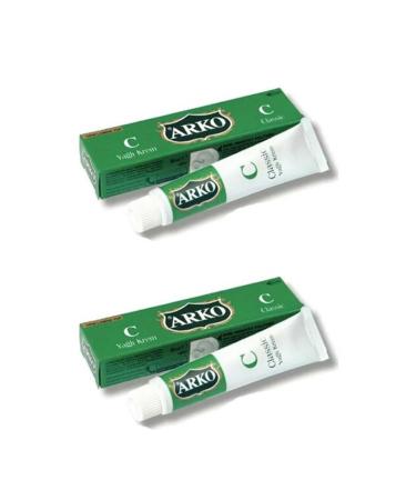 Arko 2 Pieces Natural Classic Oily Hand and Body Care Cream 20 cc