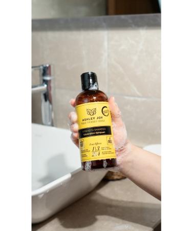 Ashley Joy Anti-Hair Loss Strengthening Shampoo with Keratin and Caffeine Sulfate-Free 400 ml - Buy Online on GoSupps.com