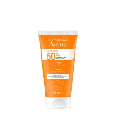 Avene Cream Spf50+ High Protection Sun Cream for Dry Skin 50 ml