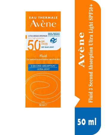 Avene Fluid 3 Second Absorption Ultra Light SPF50+ 50 ml