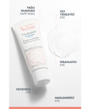 Avene Hydrance Light Moisturizing Cream for Dehydrated Combination and Sensitive Skin 40 ml - Buy Online on GoSupps.com