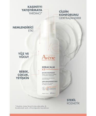Avene Xeracalm AD Moisturizing Balm for Atopic Skin 400 ml - Buy Online on GoSupps.com