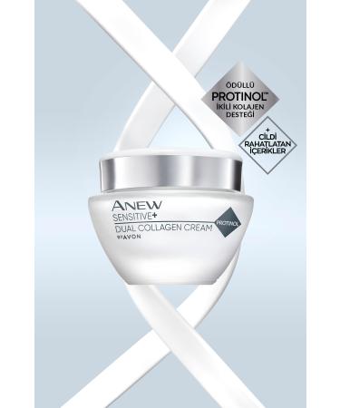 Avon Anew Sensitive Dual Collagen Face Cream for Sensitive Skin 50 Ml. - Buy Online on GoSupps.com