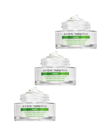 Avon Nutra Effects Matte Day Cream Spf20 50 Ml. Triple Set