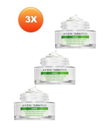 Avon Nutra Effects Matte Day Cream Spf20 50 Ml. Triple Set - Buy Online on GoSupps.com