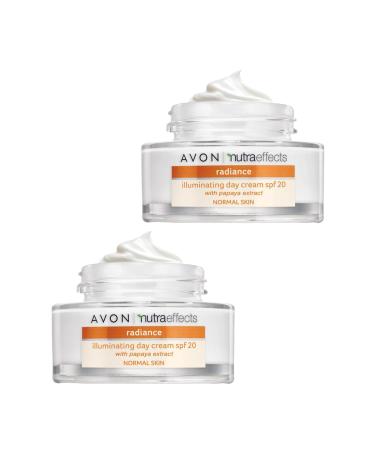 Avon Nutra Effects Radiance Moisturizing Cream Spf20 50 Ml. Duo Set