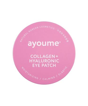 Ayoume Anti-Wrinkle Skin Brightening Collagen + Hyaluronic Eye Mask 1.4g x 60 Pcs - Buy Online on GoSupps.com