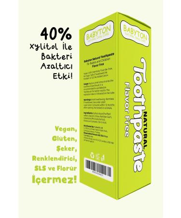 BABYTON Natural Toothpaste - Buy Online on GoSupps.com