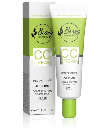 BEANY Cc Cream 15 Spf Medium-dark 50 ml