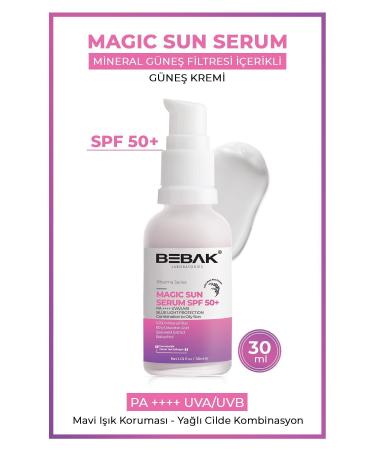 Bebak Brightening Effect High Protection +50 Factor Sun Cream/Serum 30ml - Buy Online on GoSupps.com