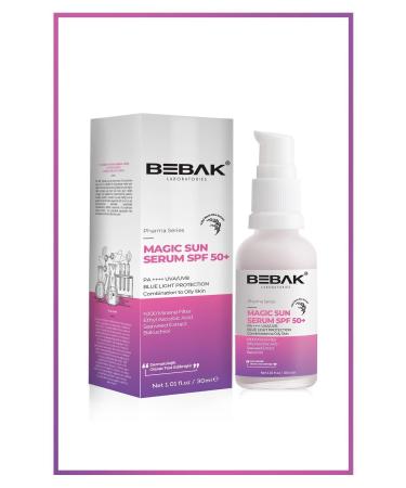 Bebak Brightening Effect High Protection +50 Factor Sun Cream/Serum 30ml - Buy Online on GoSupps.com