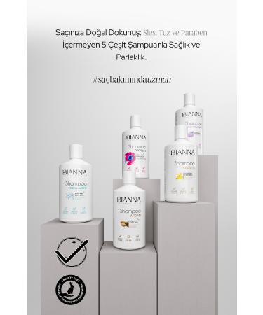 Bianna Keratin Salt-Free Sulfate-Free and Paraben-Free Strengthening and Renewing Hair Care Shampoo - 500ml - Buy Online on GoSupps.com