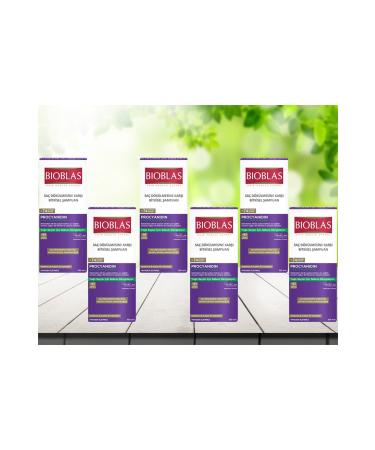 Bioblas Anti Hair Loss and Oiliness Shampoo 360 ml 6 pieces