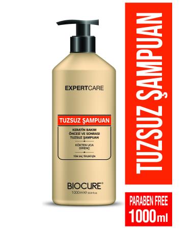 Biocure Salt-Free - Purifying Daily Hair Care Shampoo Shampoo / Paraben-Free 1 Liter