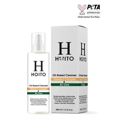 Hoito Oil Based Cleanser Vitamin C Complex & 4 C Cica - Oil Based Skin and Make-up Remover 200ml