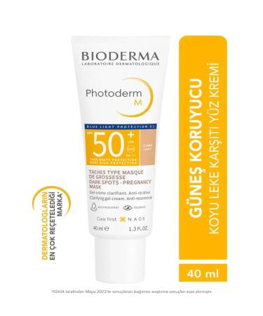Bioderma Photoderm M SPF50+ Light Anti-dark spot light sunscreen against blue light-40ml