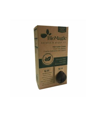 BioMagic Natural Hair Dye Intense Ash Dark Blonde No: 6.11