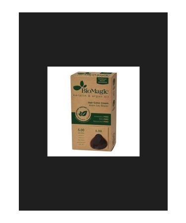 BioMagic Organic Hair Dye Light Brown No: 5.00//60 Ml. .111522
