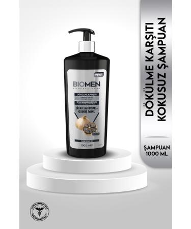 Biomen Professional Black Garlic & Silver Ion Anti-Hair Loss Shampoo 1000 ml X 2 PCS - Buy Online on GoSupps.com