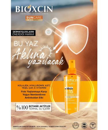 Bioxcin Sun Care Bronzing Oil Spf15 200 ml - Buy Online on GoSupps.com