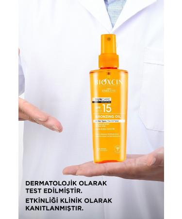 Bioxcin Sun Care Bronzing Oil Spf15 200 ml - Buy Online on GoSupps.com