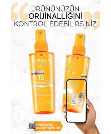 Bioxcin Sun Care Bronzing Oil Spf15 200 ml - Buy Online on GoSupps.com