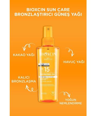 Bioxcin Sun Care Bronzing Oil Spf15 200 ml - Buy Online on GoSupps.com