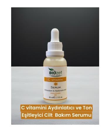 biozef Vitamin C Brightening and Tone Equalizing Care Serum 30 ml