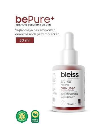 bleiss | bePure+ AHA&BHA Peeling Brightening and Nourishing Skin Serum