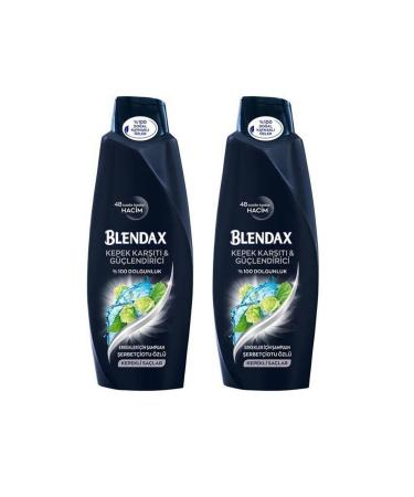 Blendax Men Anti-Dandruff Natural Clay Essence Shampoo 500 Ml 8690572805695 (2 Pieces)