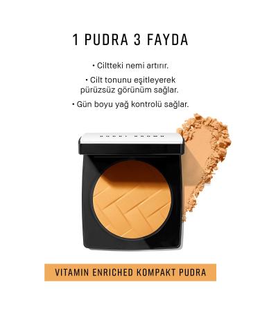 Bobbi Brown VITAMIN ENRICHED-MOISTURIZING SKIN TONE EQUALIZER COMPACT POWDER-PEACH PASS .1894