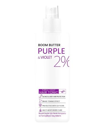 BOOM BUTTER Color and Hair Structure Protection Purple Purple Hair Tonic 150ML - Buy Online on GoSupps.com
