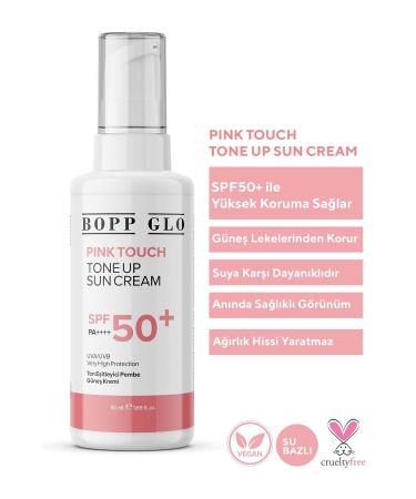 Bopp Glo Tone Equalizer Spf 50 High Protection Pink Sunscreen for All Skin Types 50 ml - Buy Online on GoSupps.com
