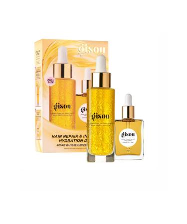 gisou Hair Repair & Intense Hydration Duo - Serum and Oil for Damaged and Dull Hair BERCESTE COSMETICS