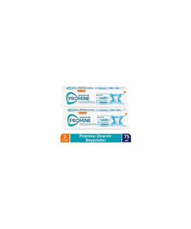 Sensodyne Promine Whitening and Enamel Repair Toothpaste Mint Freshness 75 Ml 2 Pieces