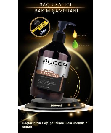 BY DUCCA Special Horsetail Care Shampoo for Delayed Hair Growth 1000 ml (SALT-FREE KERATIN CONTENT)