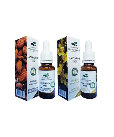 al ko lu Herbal Products Bitter Almond Oil St. John's Wort Oil 2-Pack Advantage Pack 20 Ml