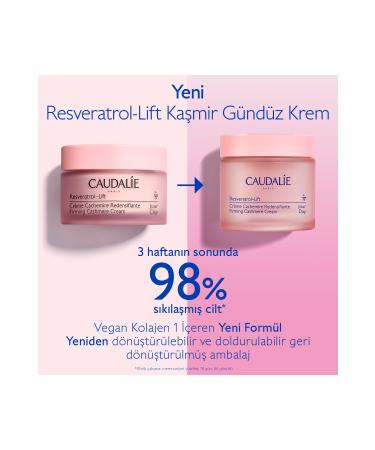 Caudalie RESVERATROL-LIFT BR GHTENING-SH NING CASHMERE DAY CARE CREAM DEMBA4074 - Buy Online on GoSupps.com