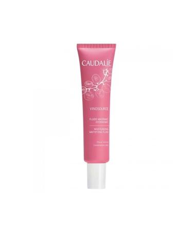 Caudalie Vinosource Fluide Matifiant Hydratant 40ml - Moisturizing Care Cream with Mattifying Effect