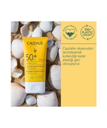 Caudalie V NOSUN HIGH PROTECTION SUNSCREEN CREAM SPF50 50 ML PSSN2848 - Buy Online on GoSupps.com